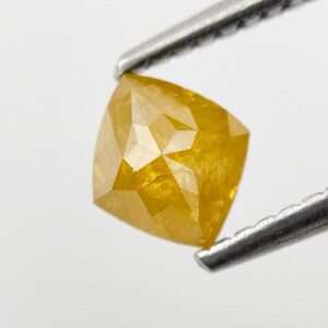 0.78ct kite cut yellow rose cut diamond, rhombus cut rustic diamond loose,natural flower cut rare ethically sourced diamond for minimal ring