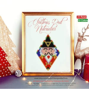 Peyote Christmas  Pod  Nutcracker Ornament