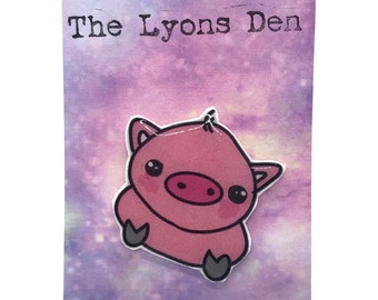 Insigne de collection de lanière de sac de collier de cochon kawaii mignon