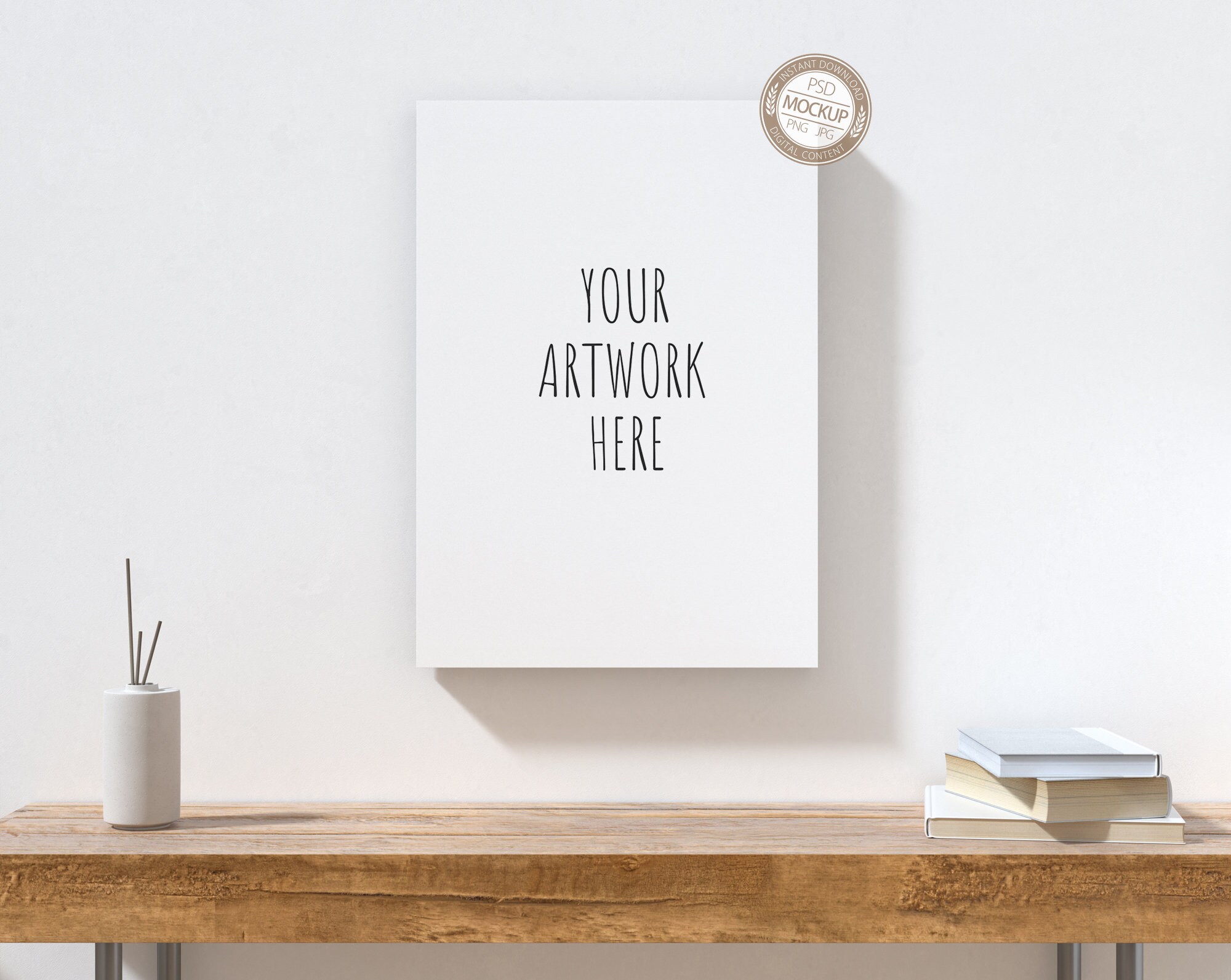 Square Mockup Blank Canvas 8x10 Mockup 8x10 Canvas Flat Lay Canvas Wall Art  Mock up Farmhouse Styled Product Stock Photography 