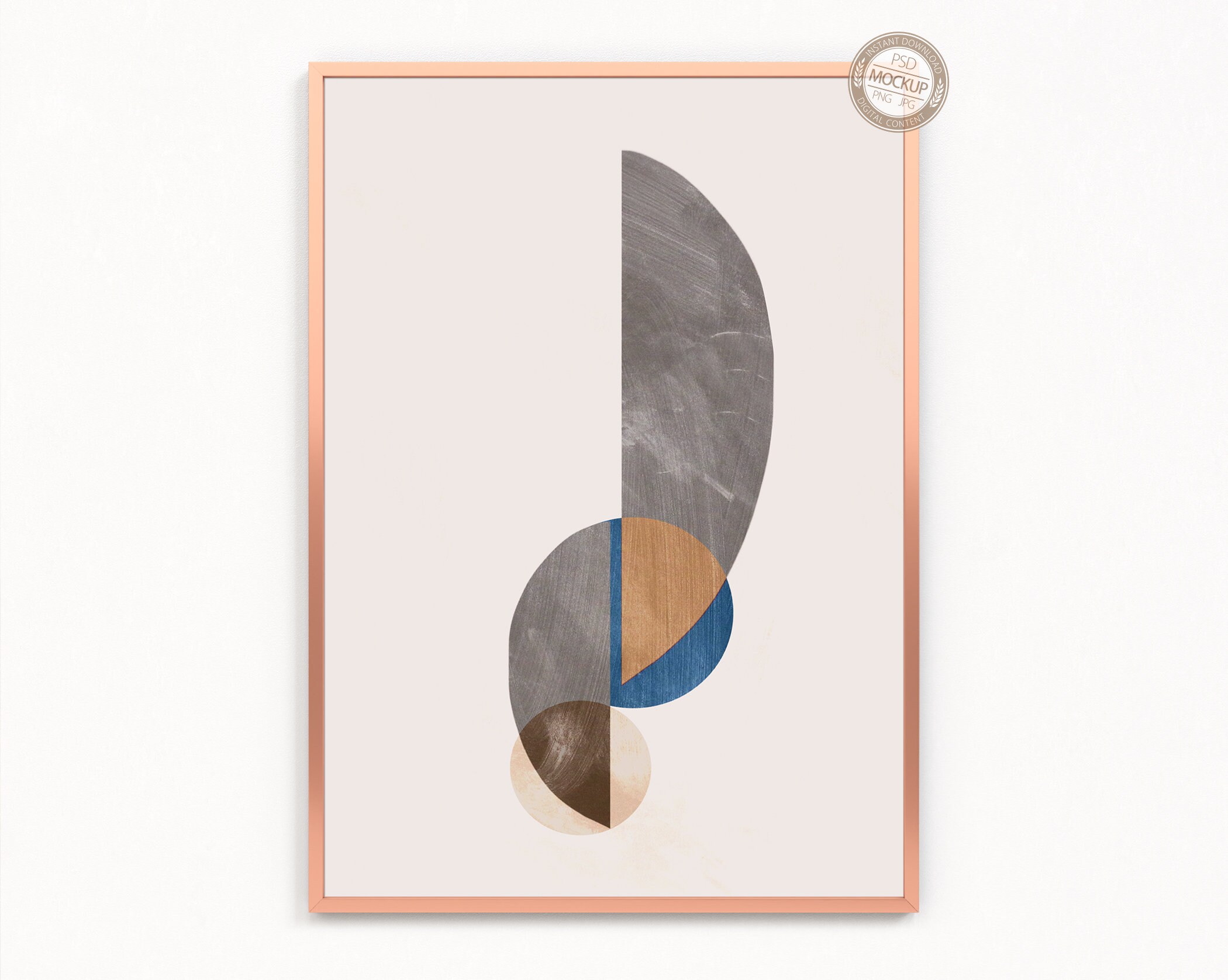 A1 A2 A3 A4 Portrait Copper Frame Mockupvertical Frame on Etsy UK