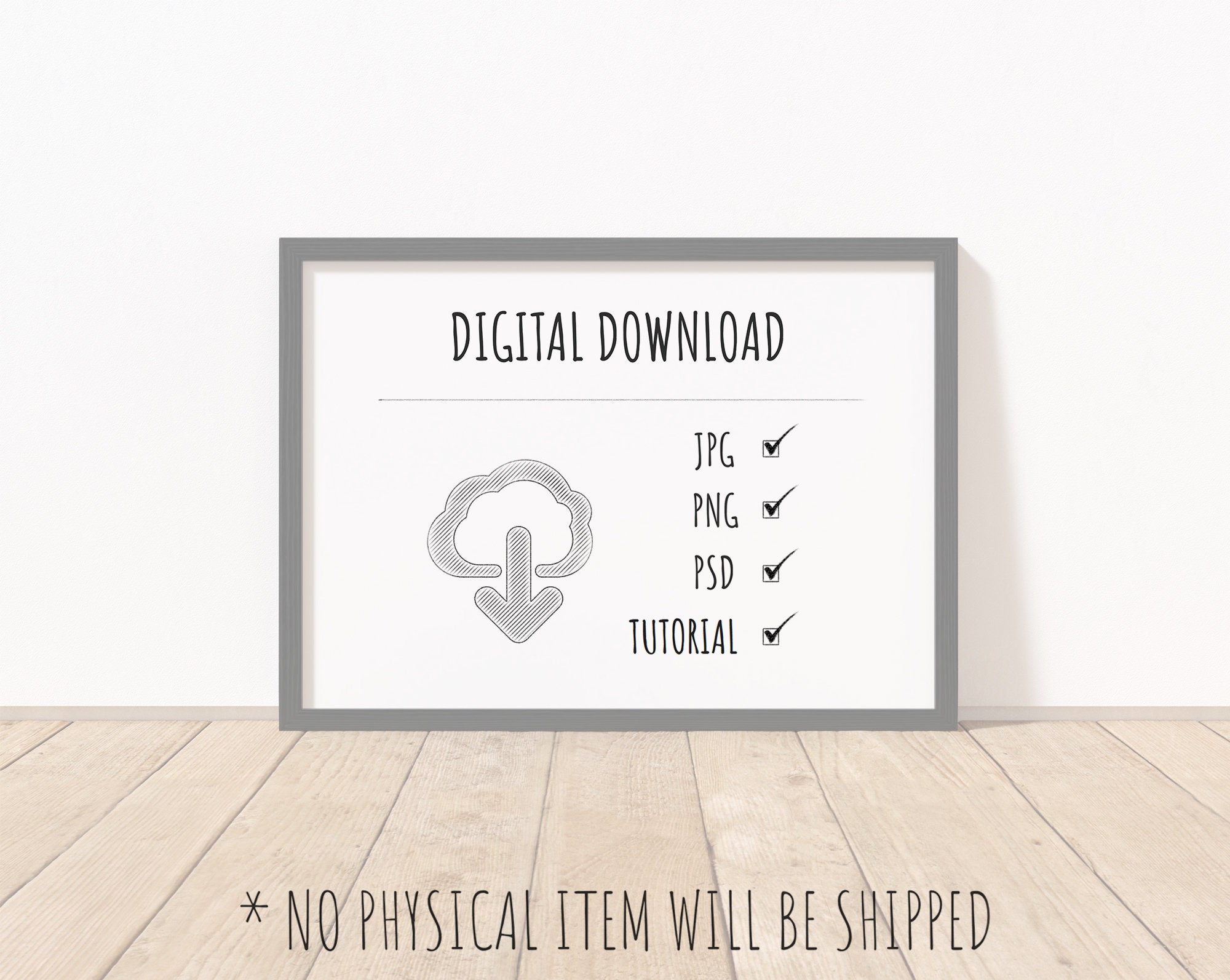 Download A4 A3 A2 A1 Landscape Black Frame Mockup for Your Artwork | Etsy
