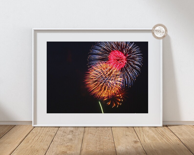 Download A4 A3 A2 A1 Landscape White Frame Mockup for Your Artwork ...