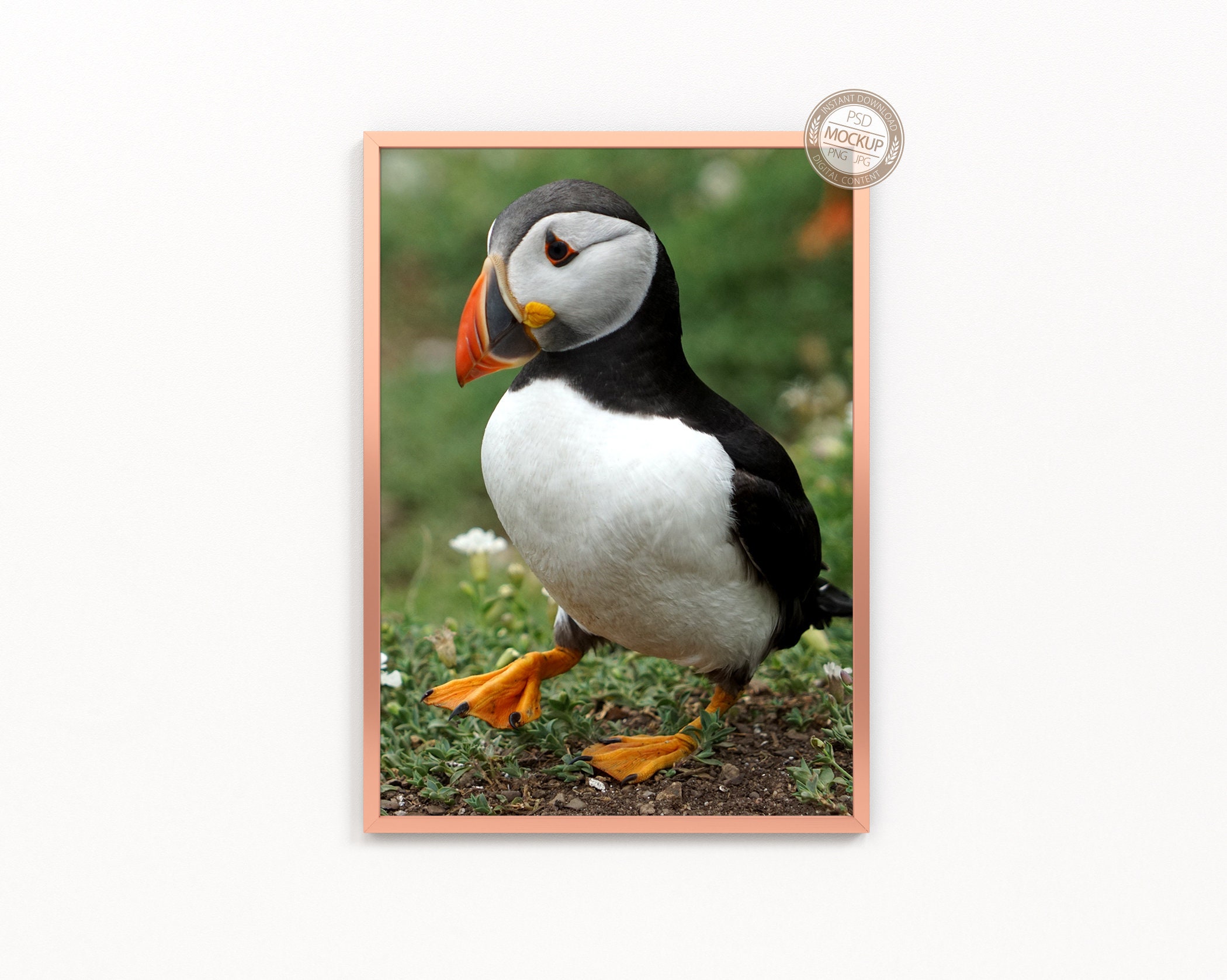 A1 A2 A3 A4 Portrait Copper Frame Mockupvertical Frame on Etsy