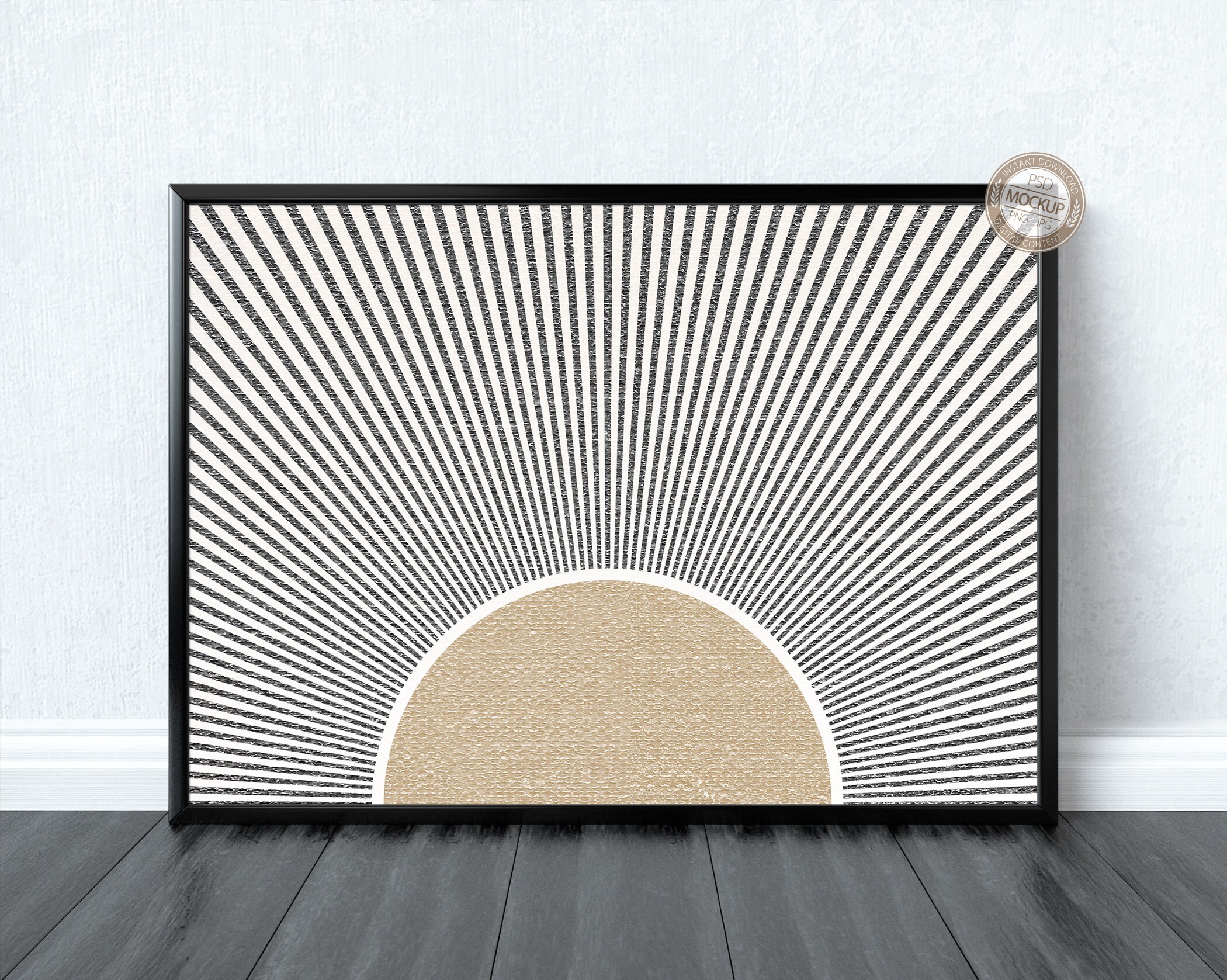 Download A4 A3 A2 A1 Landscape Black Frame Mockup Horizontal ...