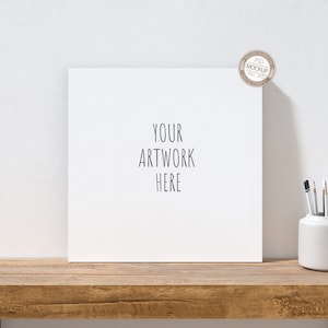 Free Square Stretched Canvas Painting Frame Mockup PSD - Good Mockups