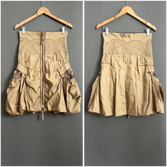 スカート marithe francois girbaud Frill Skirt Vintage Marithé + François Girbaud irregular | Depop