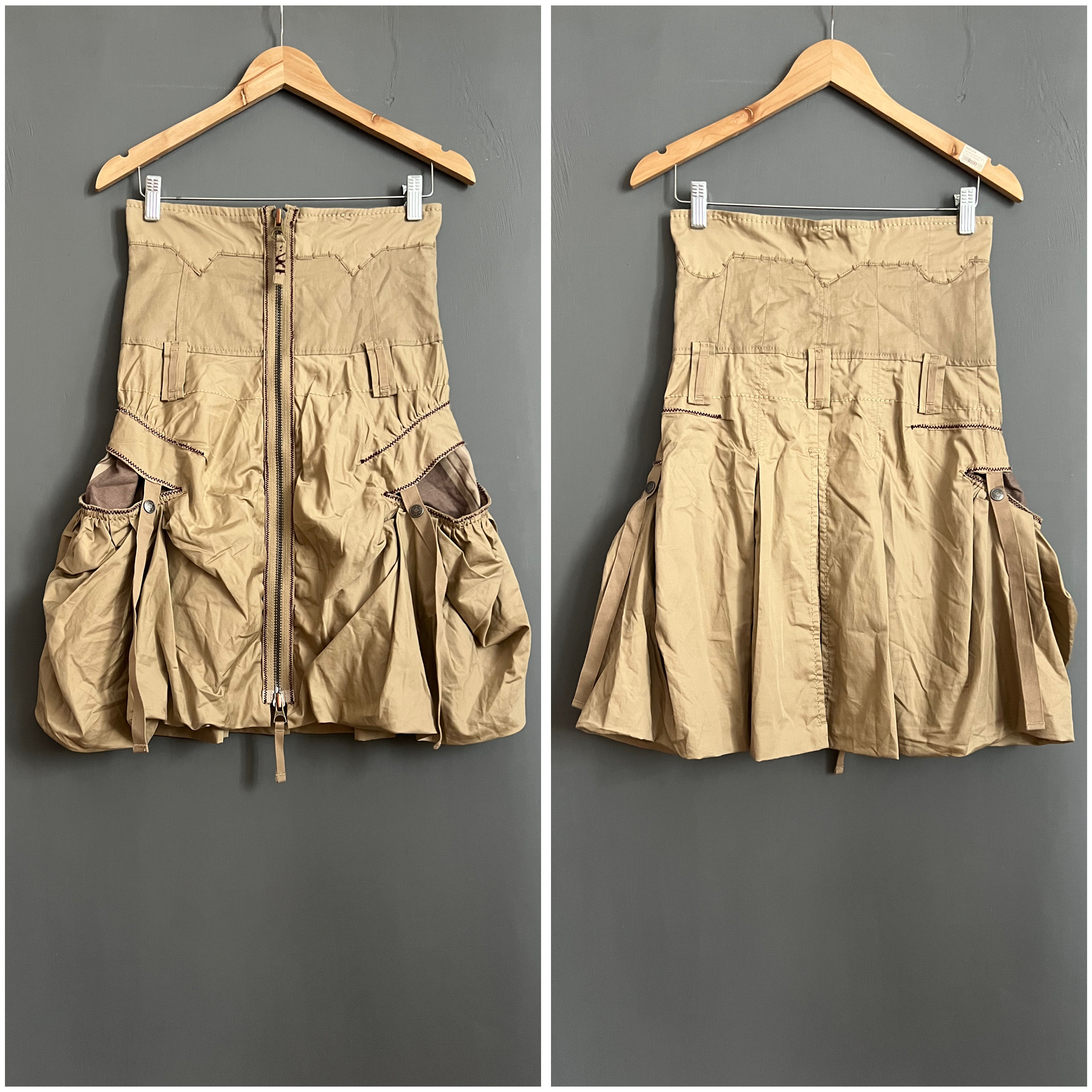 Vtg 1990's Marithe Francois Girbaud Extra High Waist Layered