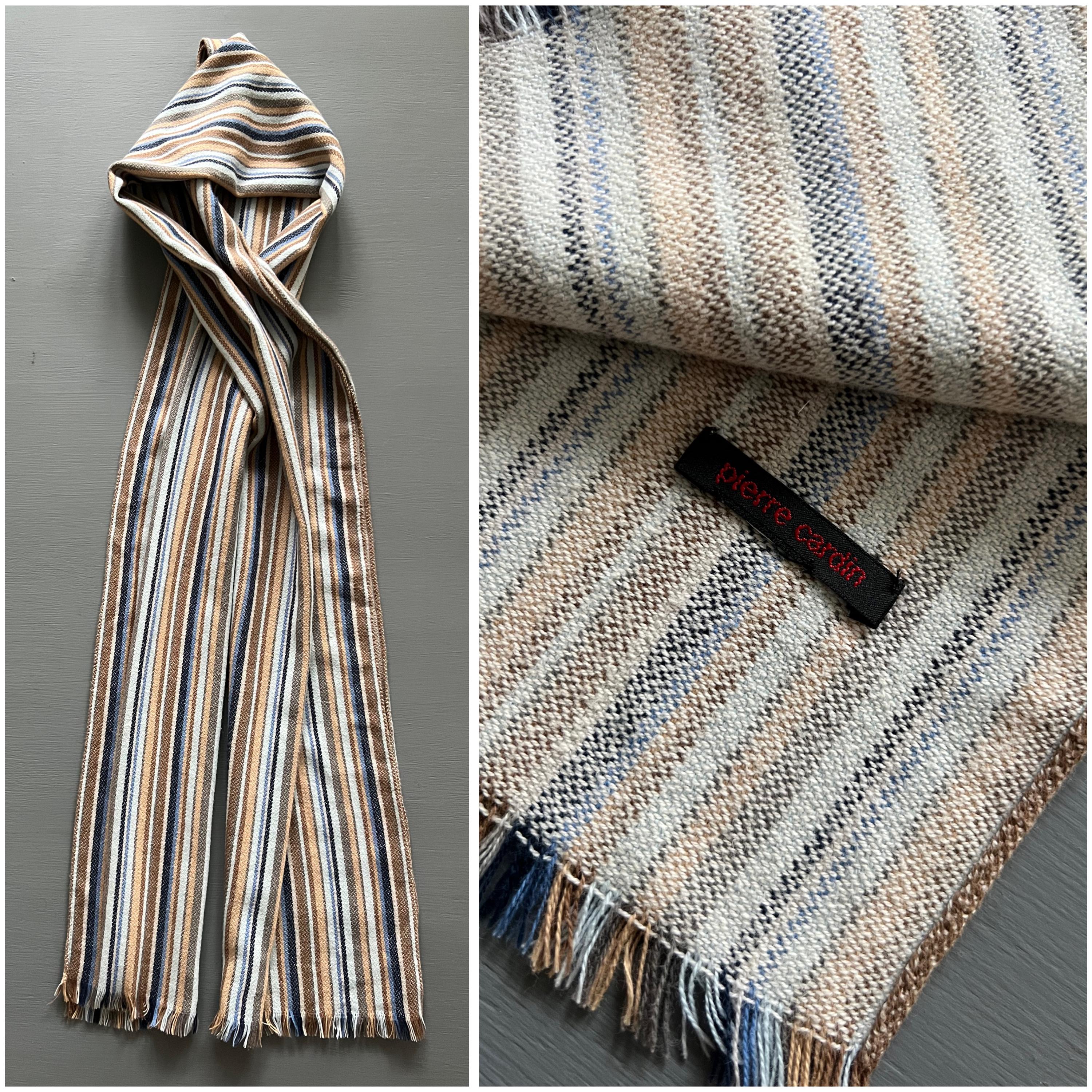 Foulard Carré En Soie Pierre Cardin, Mousseline 100% Soie, 87 Cm, Rose, Vintage
