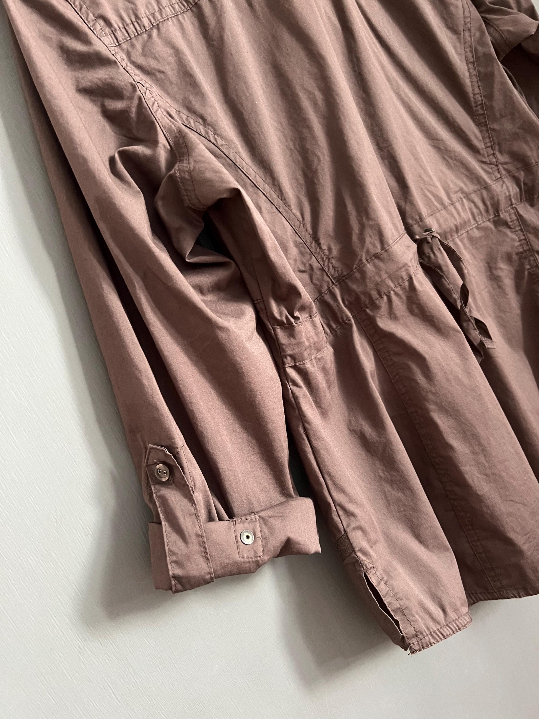 トップス deres half sleeve blouse chocolate Vtg Half-buttoned Blouse Chocolate Brown Cotton Ladies Shirt