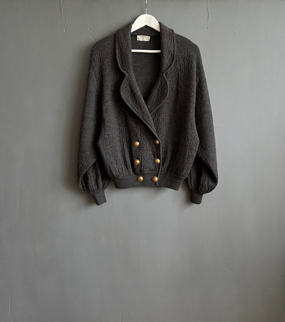 Oversized sweater button up hotsell