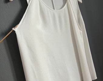 Blouse PENNYBLACK (Max Mara) Blanche En Soie - Taille 40, Parfait état