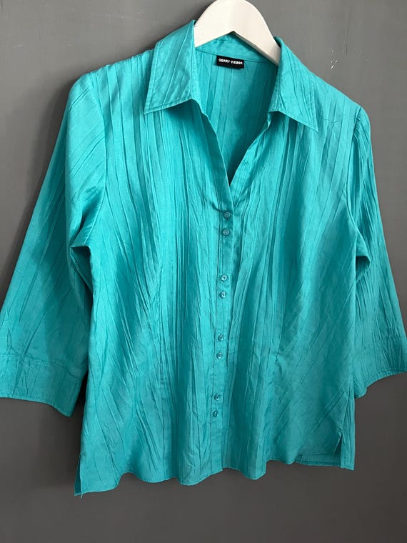Jersey De Manga Larga Gerry Weber Para Mujer - Algodón, Modal, Viscosa, Cuello Redondo
