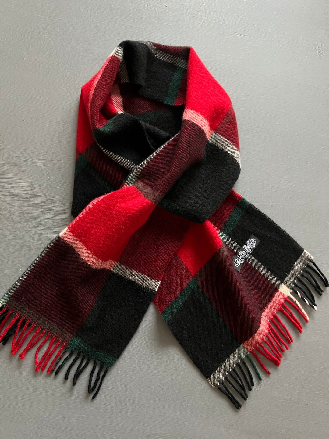 Chez C&a Echarpe Homme C&a Vtg C&A Écharpe 100% Pure