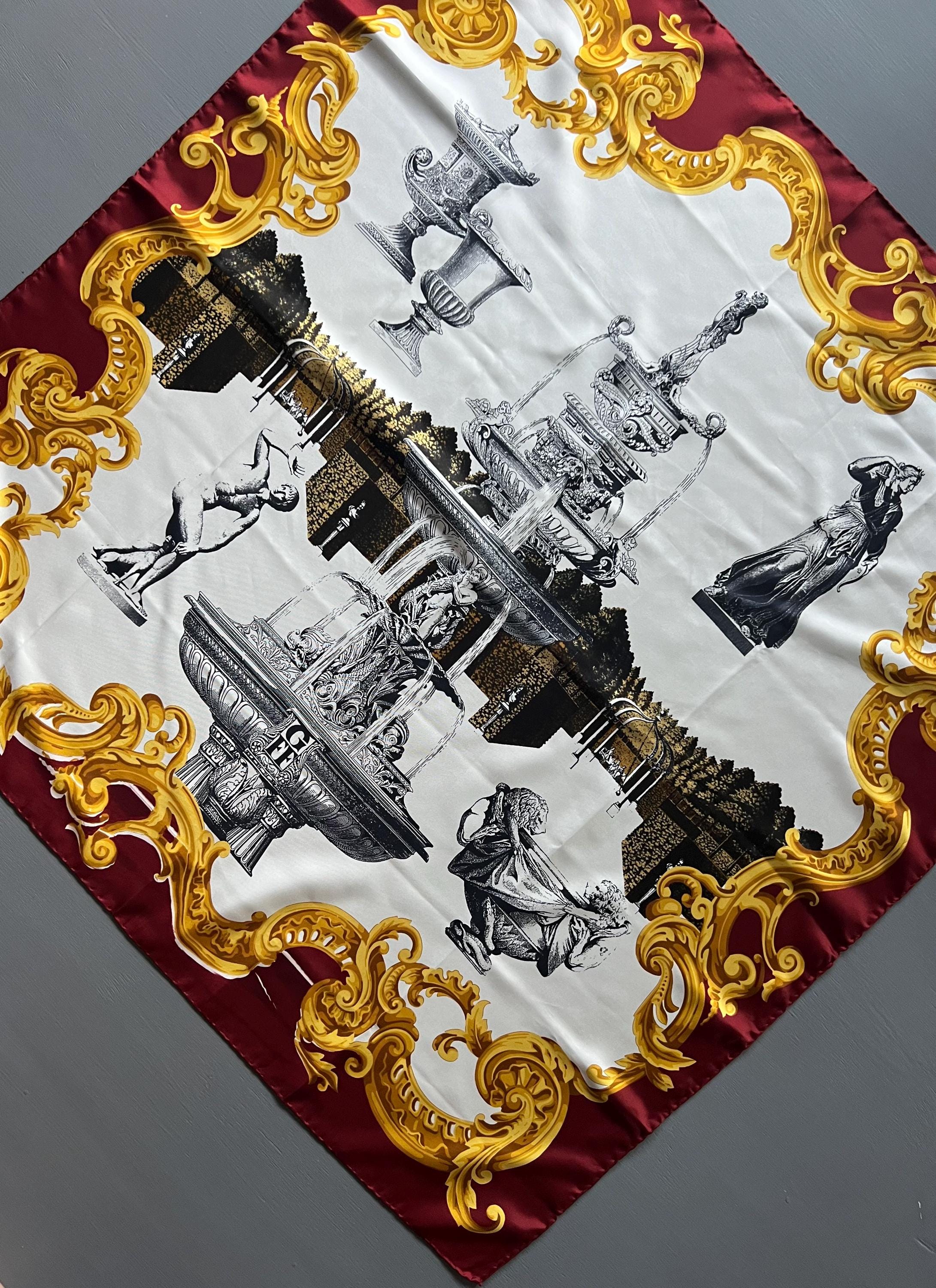 ジャンフランコフェレ スカーフ ヴィンテージ ジャンフランコ フェレ シルク スカーフ マルチ