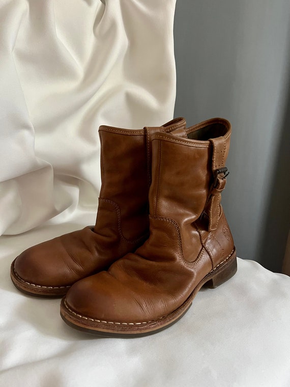 Slouch outlet biker boots