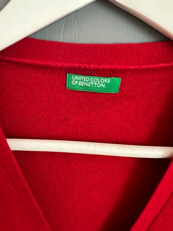 Vtg All Wool United Colors of Benetton Woolmark K… - image 4