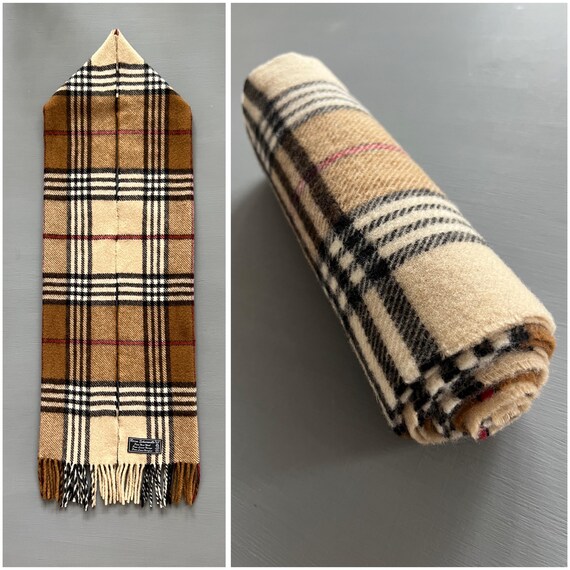 Grande sciarpa a quadri - Beige - Donna - 13.00