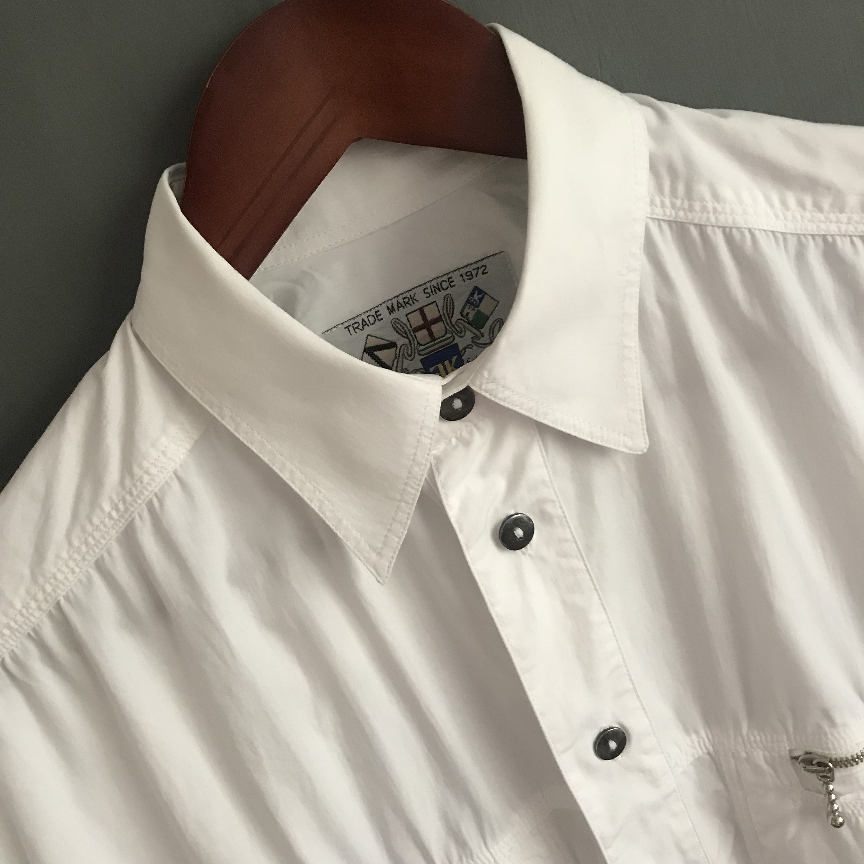 Vintage Edith Kumar Casual White Shirt Button up Short Sleeve - Etsy