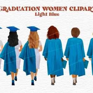 Imágenes prediseñadas de mujeres de graduación, fabricante de retratos de graduación de licencia comercial, graduado universitario, ilustración de graduación, imágenes prediseñadas de graduación personalizables