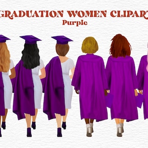 Imágenes prediseñadas de mujeres de graduación, fabricante de retratos de graduación de licencia comercial, graduado universitario, ilustración de graduación, imágenes prediseñadas de graduación personalizables