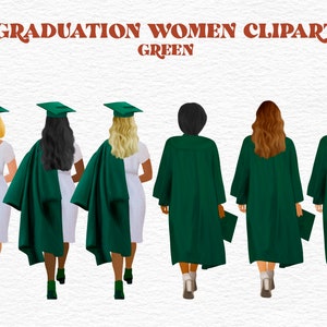 Imágenes prediseñadas de mujeres de graduación, fabricante de retratos de graduación de licencia comercial, graduado universitario, ilustración de graduación, imágenes prediseñadas de graduación personalizables