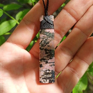 Rhodonite pendant