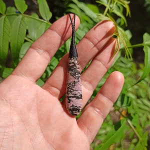 Rhodonite pendant