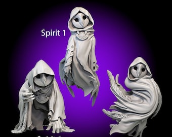 Spirits of the Secret Library • Great Grimoire • Miniature Resin • 3D Printed • 28-32mm • Fantasy Tabletop Gaming •D&D •Dungeons and Dragons