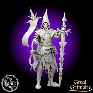Imperial Inquisitor • Great Grimoire • Miniature Resin • 3D Printed • 28-32mm • Fantasy Tabletop Gaming •D&D •Dungeons and Dragons