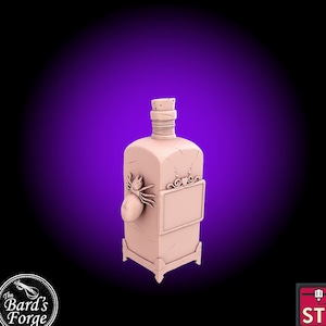 Big Witch Poison Bottle Prop Mini 3D Resin Printed 28-32mm Tabletop Fantasy Gaming D&D Pathfinder Frostgrave  Starfinder STL Miniatures