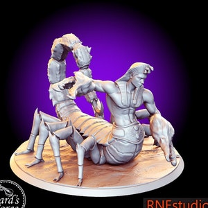 Egyptian Giant Scorpion Hybrid Scarapion • Sands of Time • RN Estudio • 3D Resin Printed 28-32mm • Tabletop Fantasy Miniature • Gaming • D&D