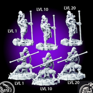 Kiroda Female Half Orc Monk 3D Resin Printed Miniature Tabletop Fantasy Gaming D&D Pathfinder Dark Fantasy Frostgrave Mordhiem Cast N Play