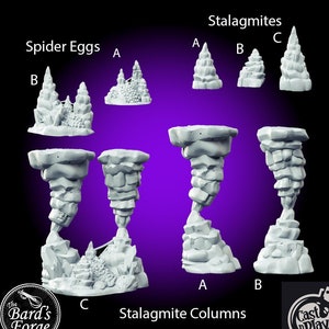 Cave Scatter Terrain 3D Resin Printed Tabletop Fantasy Gaming D&D Pathfinder Dark Fantasy   Frostgrave   Cast N Play