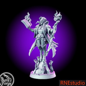 Vraduul Vampire Lord Miniature 3D Resin Printed 28-32mm Tabletop Fantasy Gaming D&D Pathfinder Frostgrave  Age of Sigmar RNEstudio
