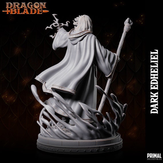 Edheliel Black Robes •wizard •sorcerer •3D Printed •28-32mm