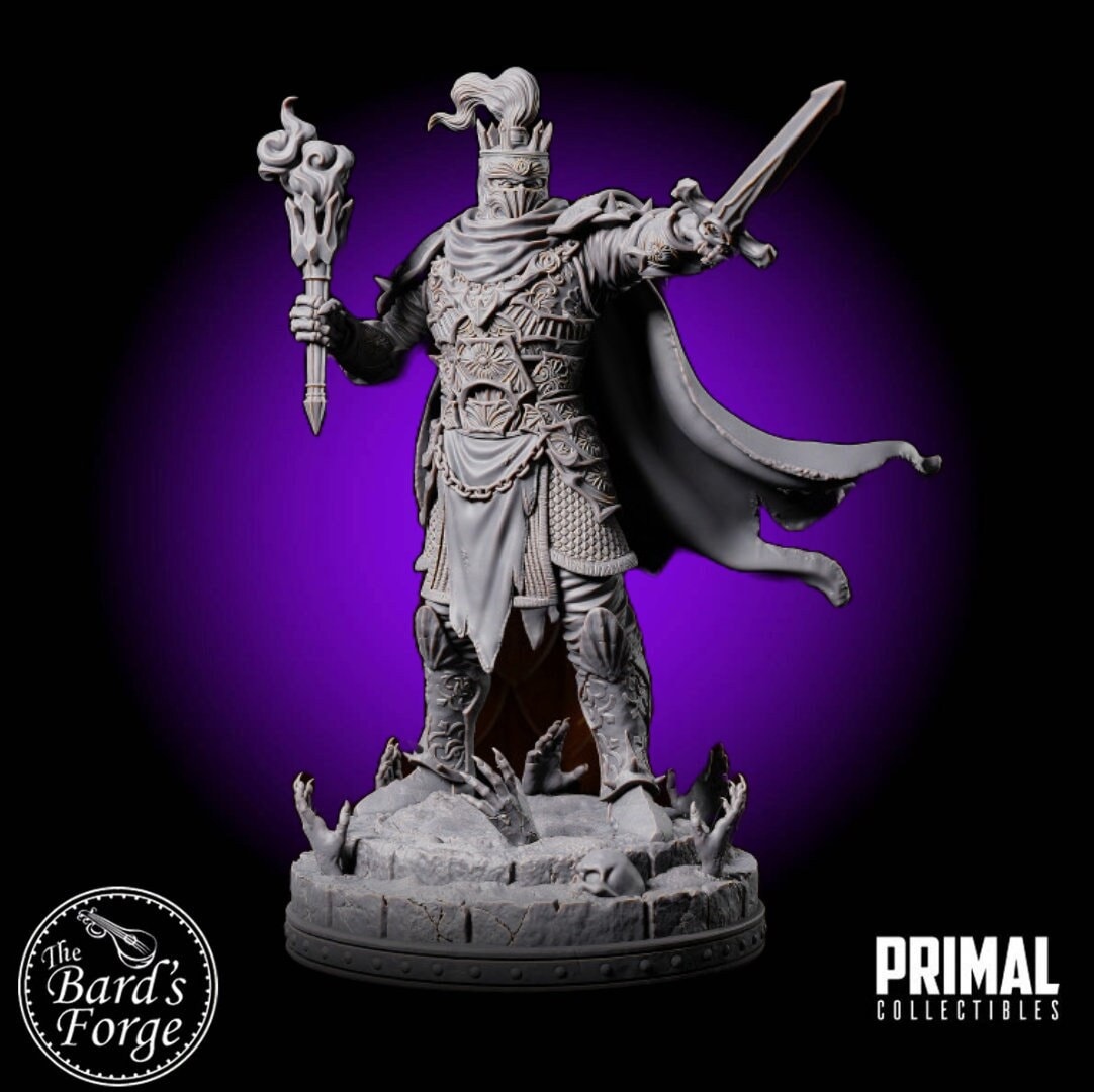 Death Knight Boss •lord Trogmor •lord Soth •3D Printed •28-32mm