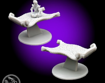 Flying Carpet 3D Resin Printed 28-32mm Unpatined Minis Tabletop Fantasy Scenery Gaming D&D Pathfinder Empire of the Scorching Sands