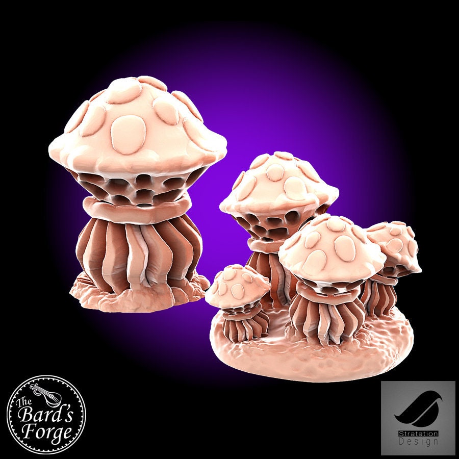 Jungle Shrine ~ FAIRY CIRCLE mushroom grove Pathfinder D&D 4d Settings miniature 