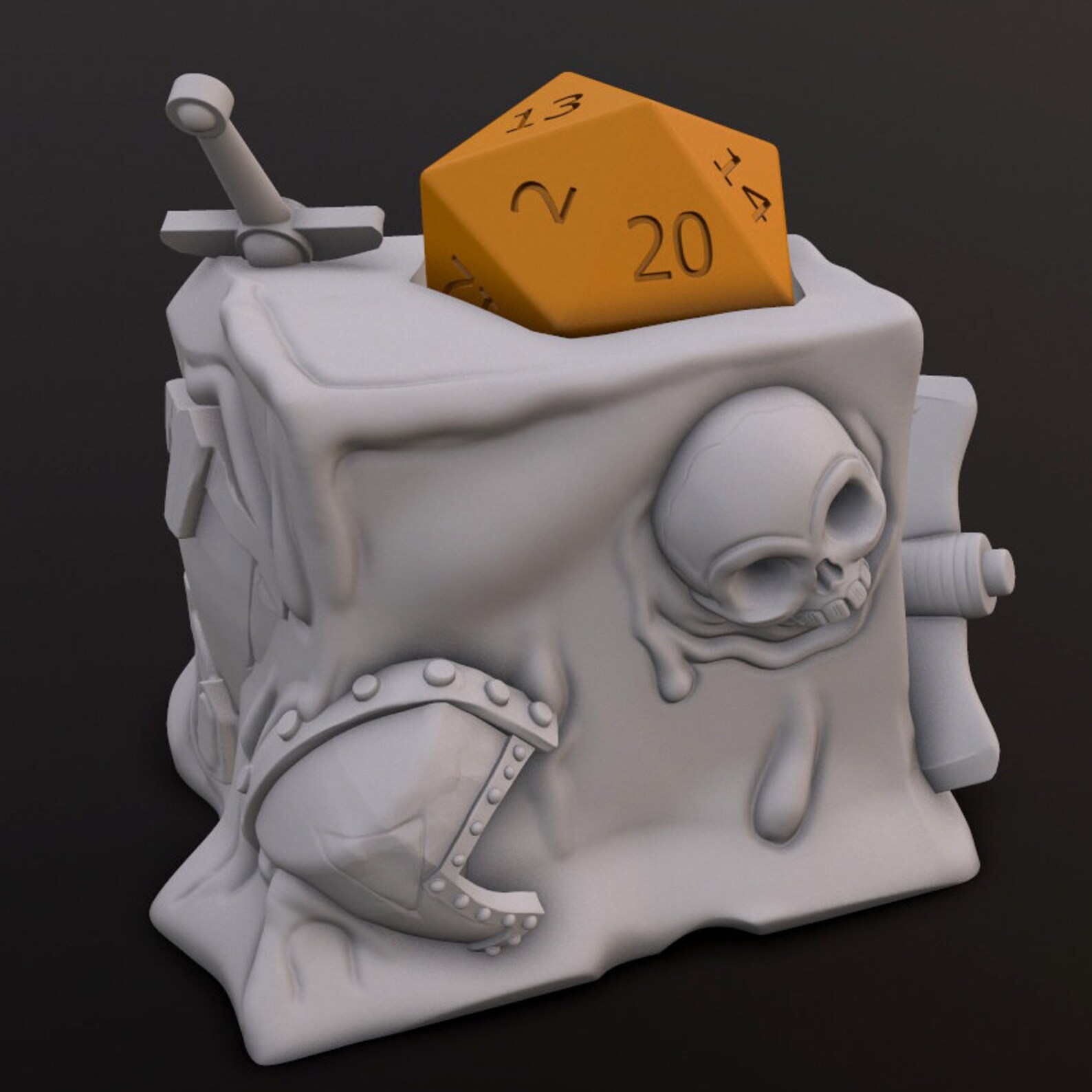 Gelatinous Cube Jail Inspiration Tracker Dice Throne Etsy