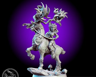 Bronwin Forest Elf • RN Estudio • 3D Printed • Resin Miniature • 28-32mm • Tabletop Fantasy • Gaming • D&D • Dungeons and Dragons