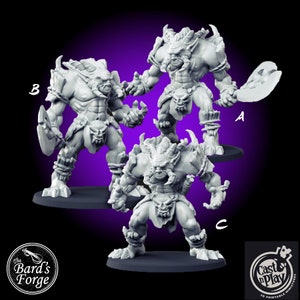 Chaos Troll 3D Resin Printed 28-32mm Mini Tabletop Fantasy Gaming D&D Pathfinder Dark Fantasy  Frostgrave Cast N Play