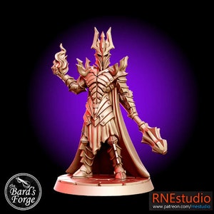 Lord of the Shadows • RN Estudio • 3D Printed • Resin Miniature • 28-32mm • Tabletop Fantasy • Gaming • D&D • Dungeons and Dragons