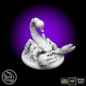 Giant Desert Scorpion 3DRESIN Printed 28-32mm Tabletop Fantasy Gaming DND Pathfinder Starfinder Frostgrave  Empire of the Scorching Sands