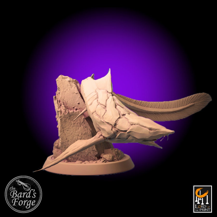 Placo Fish Monster 3D RESIN Printed 28-32mm Miniature  Fantasy Tabletop Gaming D&D Frostgrave Pathfinder Lord of the Print