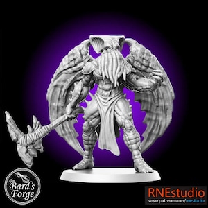 Cthulhu Eldritch Horror Mini • RN Estudio • 3D Resin Printed 28-32mm • Tabletop Fantasy Miniature • Gaming • D&D Dungeons and Dragons