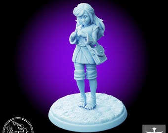 Phoebe The Human Monk • Fighter •Twin Goddess • Miniature • 3D Resin Printed 28-32mm 75MM • Tabletop Fantasy Gaming • D&D