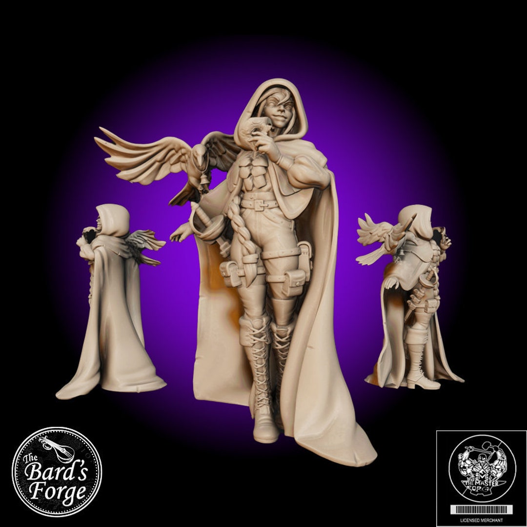 Female Changeling Spy Kingdom of Tiradom Miniature 3D Resin Printed 28