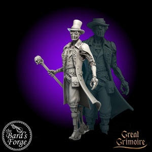 Andrew-Clockwork Automaton Miniature • Great Grimoire •  3D Resin Printed 28-32mm • Tabletop Dark Fantasy • Gaming • D&D • Pathfinder