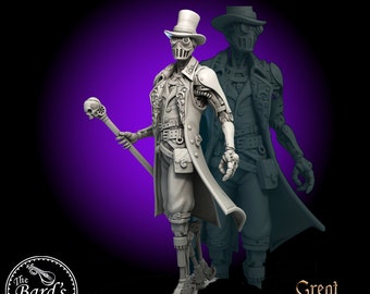 Andrew-Clockwork Automaton Miniature • Great Grimoire •  3D Resin Printed 28-32mm • Tabletop Dark Fantasy • Gaming • D&D • Pathfinder